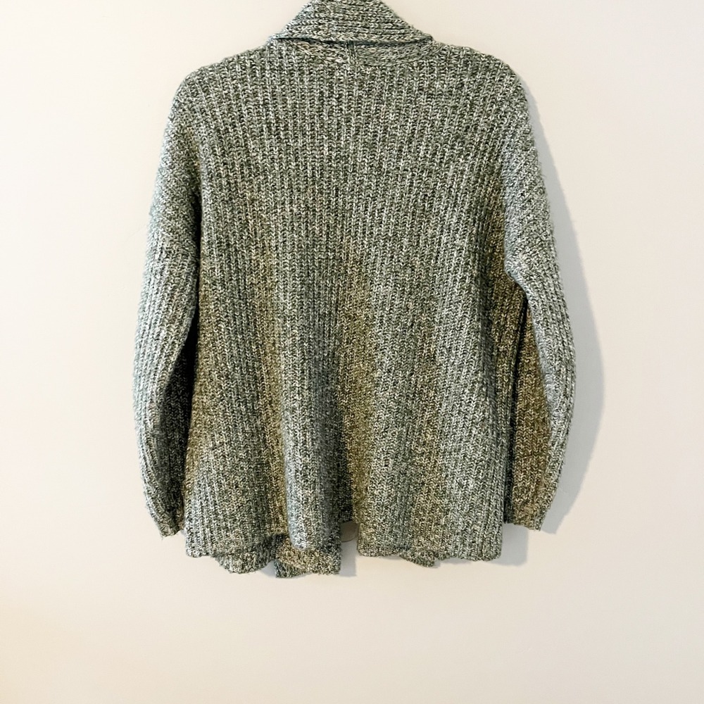 Cabi Green travel cardigan Ribbed Open Front Sweater 3892 XS - Picture 3 of 11